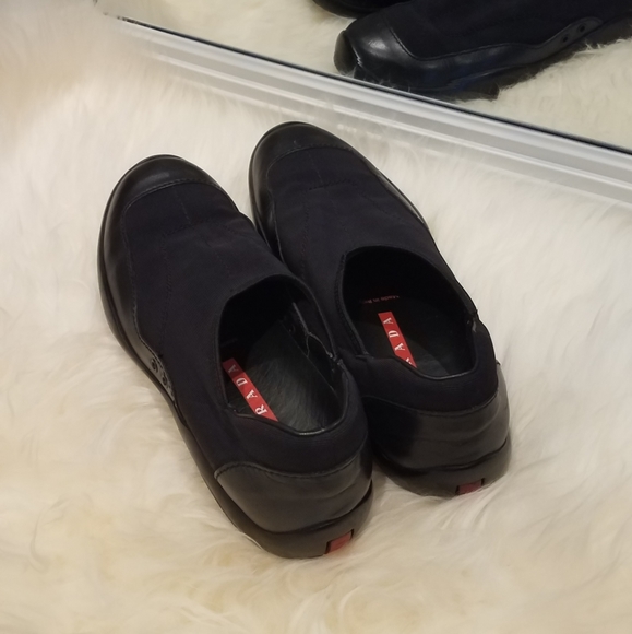 AUTHENTIC PRADA MEN'S SHOES USA SIZE 7 MADE IN ITALY. - Picture 4 of 11